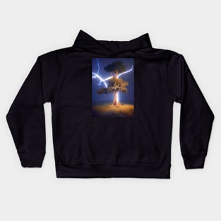 The Lighting Tree. Kids Hoodie